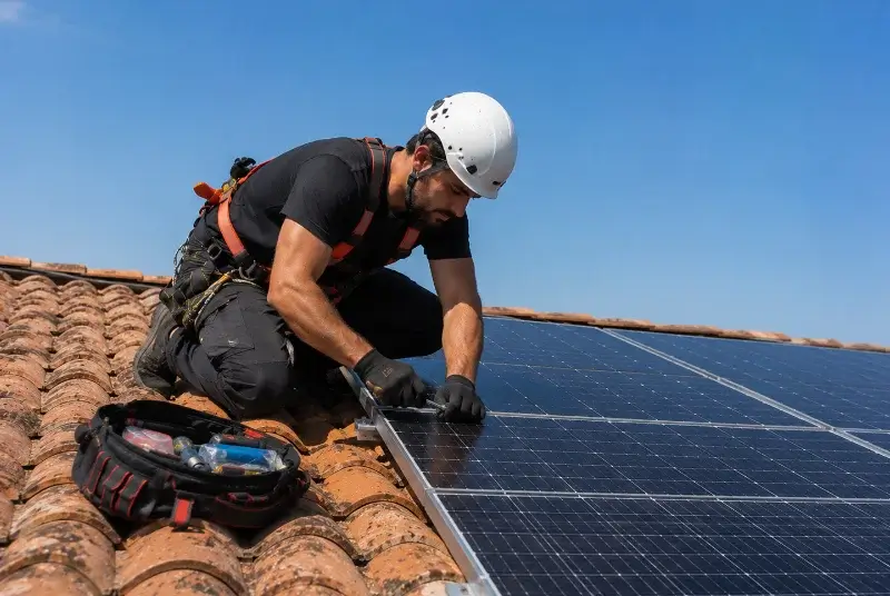 Maintenance et monitoring de panneaux solaires à Montilliers