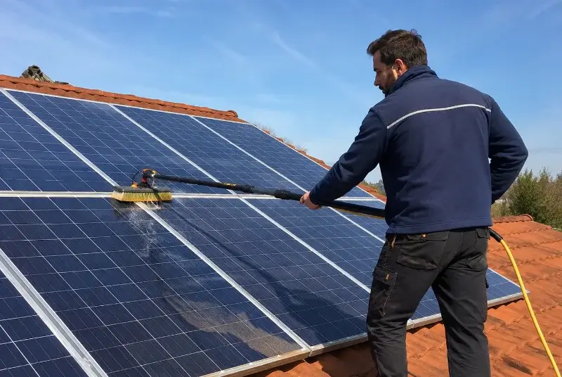 Nettoyage et entretien de panneaux solaires à Montilliers