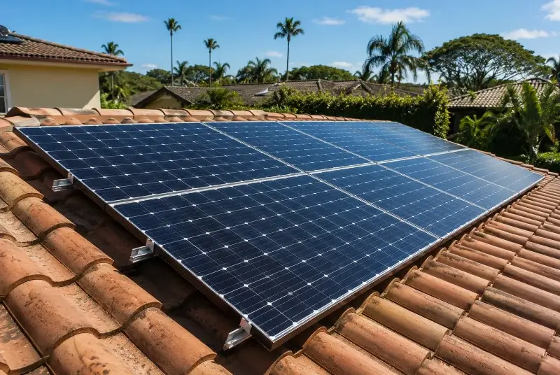 Installation de panneaux solaires à Montilliers